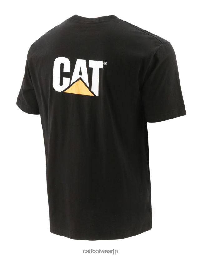 トレードマークのTシャツ 黒 男性 N2JB0V212 Caterpillar |トップス＆アウター